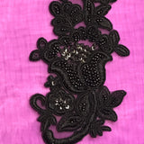 Beaded Floral Lace Applique Mesh