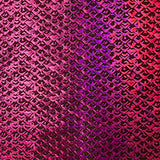 Nylon Spandex Mermaid Snake Hologram Foil Fabric