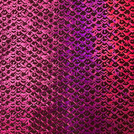 Nylon Spandex Mermaid Snake Hologram Foil Fabric