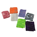 Catina Damask Stretch Sequins Nylon Spandex Mesh Fabric - Iridescent Sequin Damask, 60" Width, 52" Sequin Width (1 Yard)