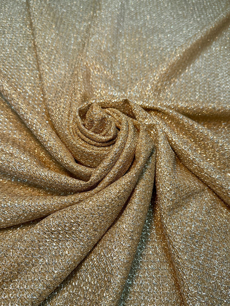 Shimmery Metallic Brocade