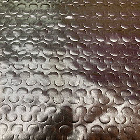 Polyester Spandex Laser Cut Foil Fabric