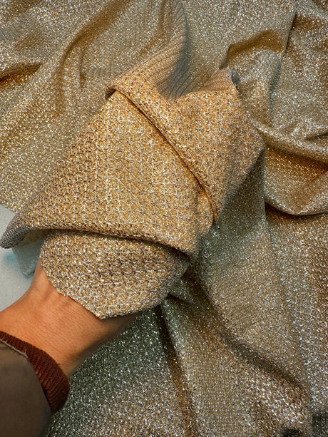 Shimmery Metallic Brocade