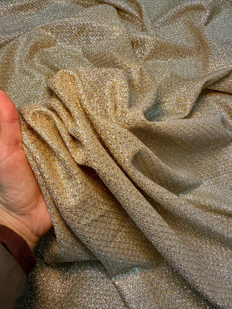 Shimmery Metallic Brocade