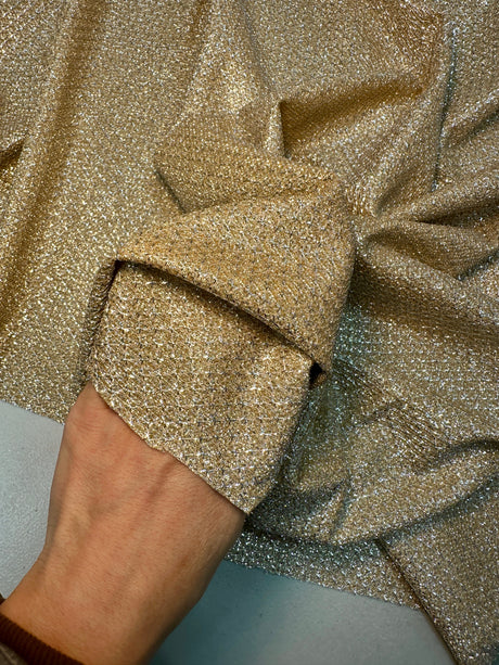 Shimmery Metallic Brocade