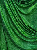 Emerald Green Stretch Metallic Lurex