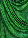 Emerald Green Stretch Metallic Lurex