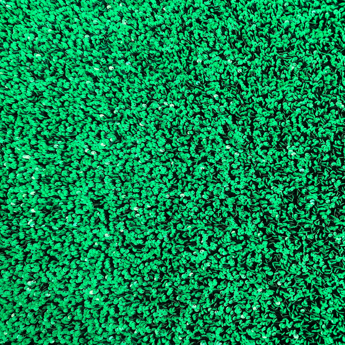 Sequins Embroidered Stretch Velvet Rodeo Fabric - 100 Percent Polyester Fabric, 2-Way Stretch, 60" Width, Sequins 54" Width, Multiple Colors (1 Yard)