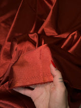 Stretch Crepe Back Satin Rust
