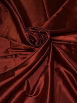 Stretch Crepe Back Satin Rust