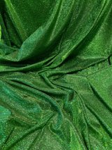 Emerald Green Stretch Metallic Lurex