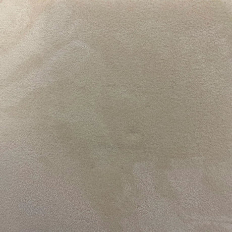 Sand Luxury Stretch Suede Foam Backed Fabric,
