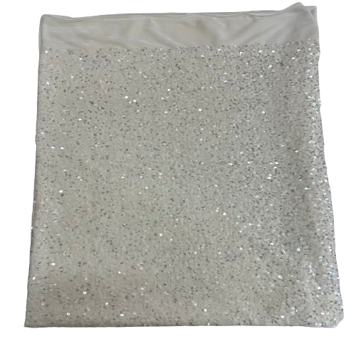 Sequins Embroidered Stretch Velvet Rodeo Fabric - 100 Percent Polyester Fabric, 2-Way Stretch, 60" Width, Sequins 54" Width, Multiple Colors (1 Yard)