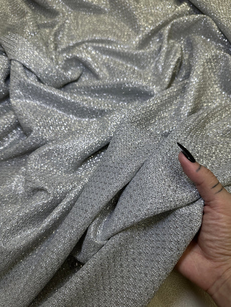 Shimmery Metallic Brocade