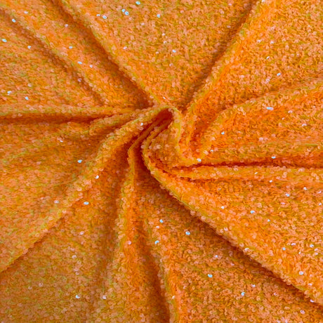 Stretch Velvet Sequin Rodeo Fabric