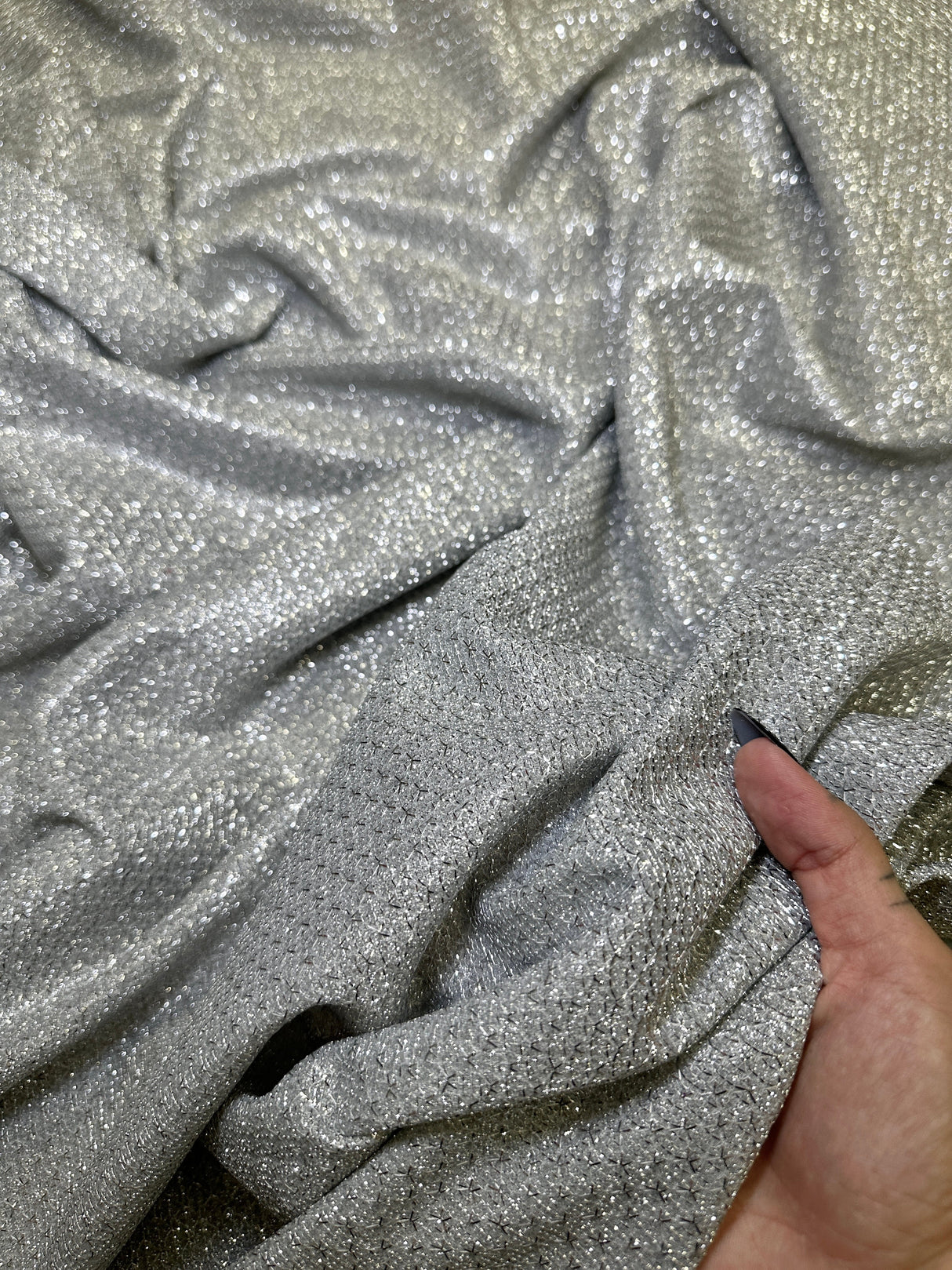 Shimmery Metallic Brocade