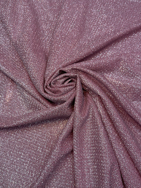 Shimmery Metallic Brocade Pink