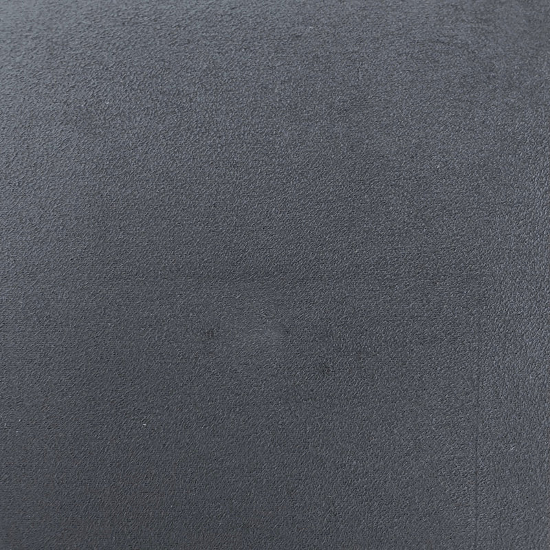 Charcoal Luxury Stretch Suede Foam Backed Fabric,