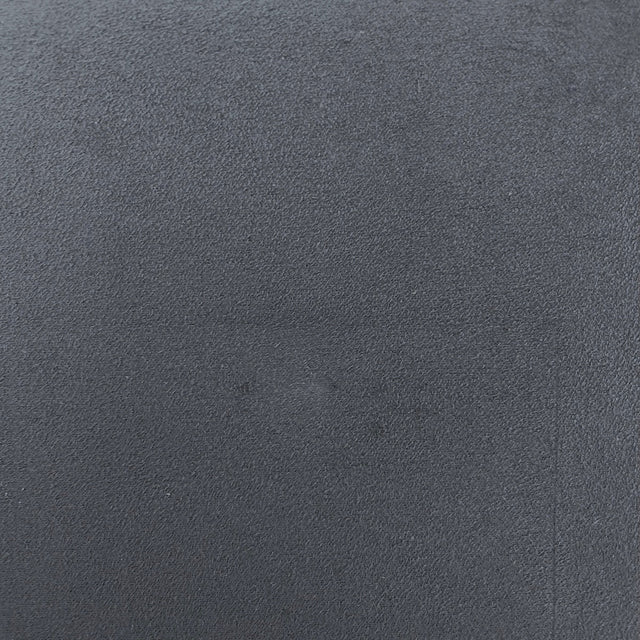 Charcoal Luxury Stretch Suede Foam Backed Fabric,