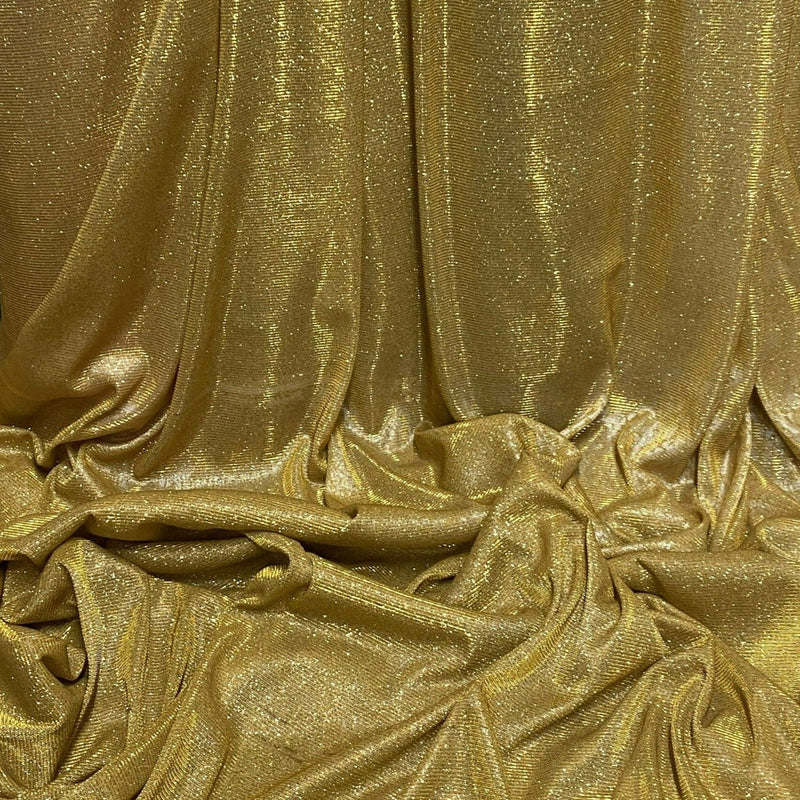 Gold Stretch Metallic Lurex