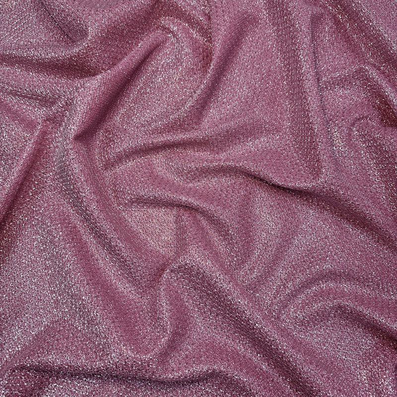 Shimmery Metallic Brocade Pink
