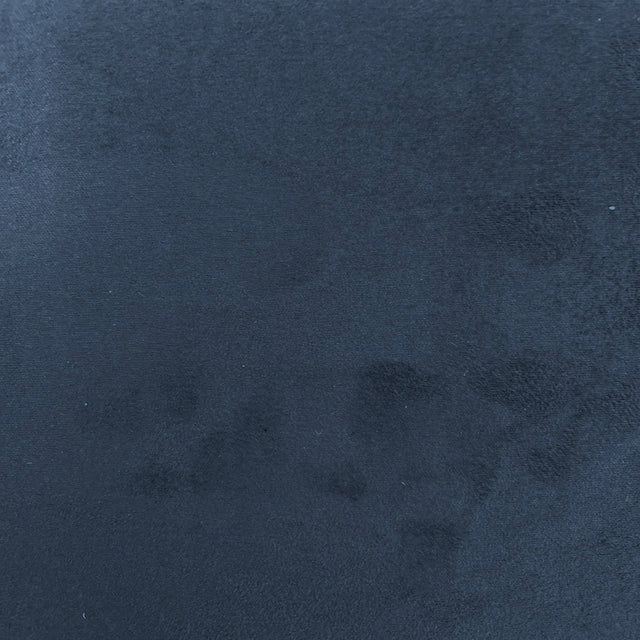 Navy Blue Luxury Stretch Suede Foam Backed Fabric,
