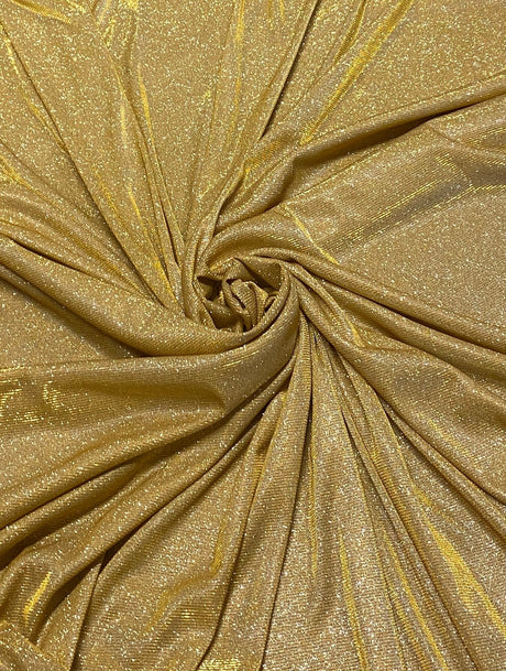 Gold Stretch Metallic Lurex