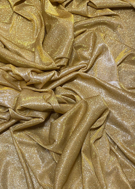 Gold Stretch Metallic Lurex