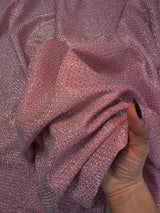 Shimmery Metallic Brocade Pink