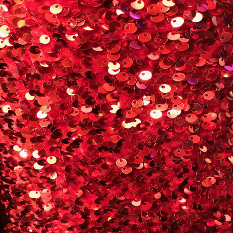 Stretch Velvet Sequin Rodeo Fabric