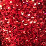 Sequins Embroidered Stretch Velvet Rodeo Fabric - 100 Percent Polyester Fabric, 2-Way Stretch, 60" Width, Sequins 54" Width, Multiple Colors (1 Yard)