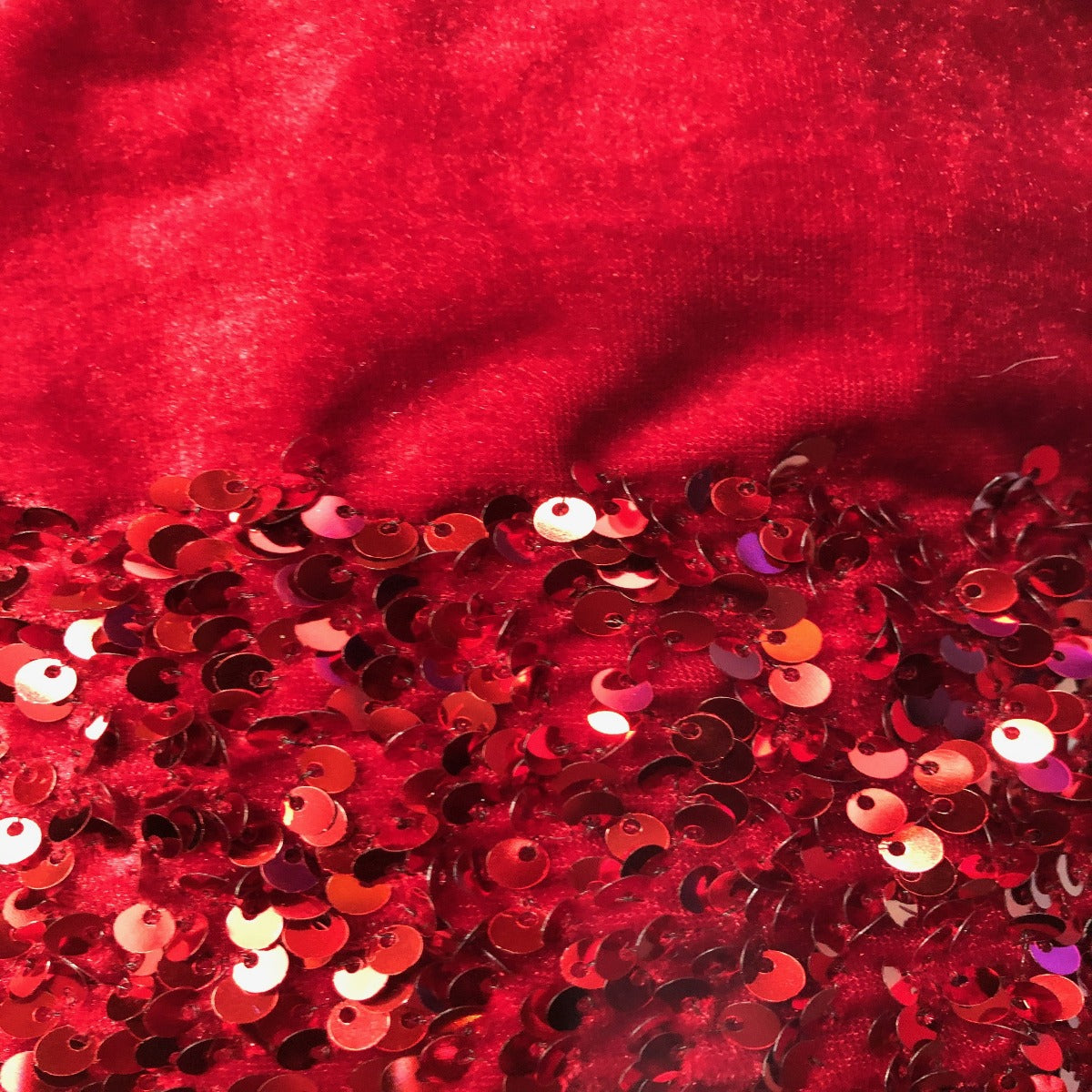 Stretch Velvet Sequin Rodeo Fabric