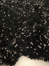 Stretch Sequin Velvet Black