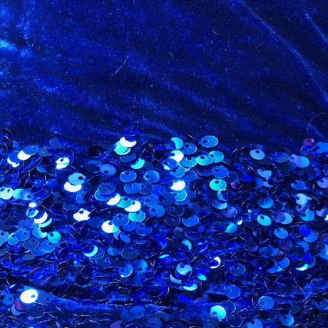 Stretch Velvet Sequin Rodeo Fabric