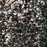 Sequins Embroidered Stretch Velvet Rodeo Fabric - 100 Percent Polyester Fabric, 2-Way Stretch, 60" Width, Sequins 54" Width, Multiple Colors (1 Yard)