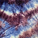 Tie Dye Stretch Velvet Fabric - 4-Way Stretch, 60" Width, 360 GSM (1 Yard)