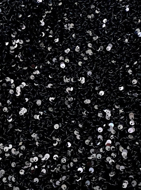 Stretch Sequin Velvet Black