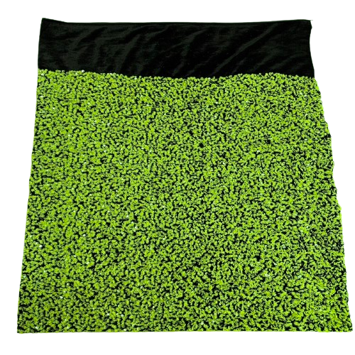Sequins Embroidered Stretch Velvet Rodeo Fabric - 100 Percent Polyester Fabric, 2-Way Stretch, 60" Width, Sequins 54" Width, Multiple Colors (1 Yard)
