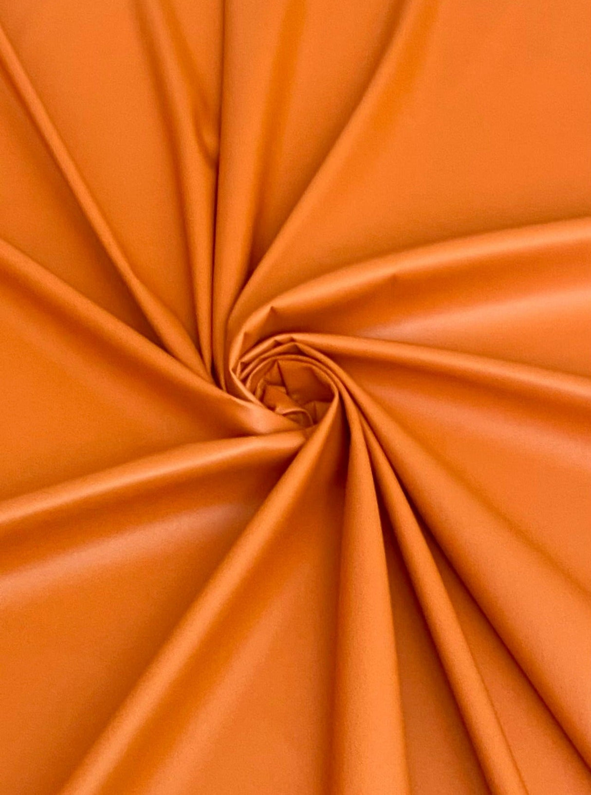 Orange Stretch Faux Leather