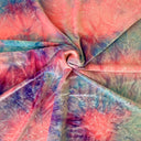 Tie Dye Stretch Velvet Fabric - 4-Way Stretch, 60" Width, 360 GSM (1 Yard)