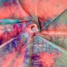 Tie Dye Stretch Velvet Fabric - 4-Way Stretch, 60" Width, 360 GSM (1 Yard)