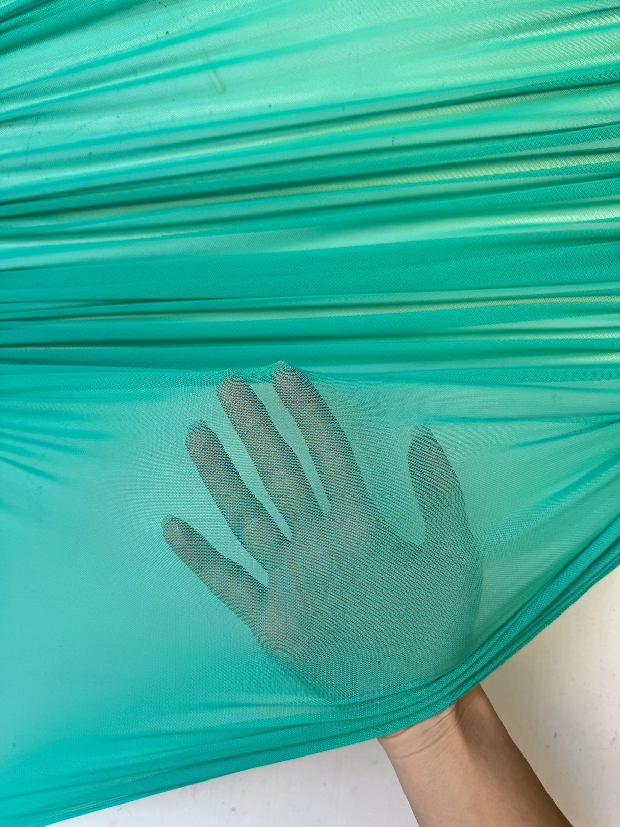 Mint Green 4-Way Stretch Power Mesh