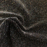 Glitter Lurex Stretch Velvet Fabric