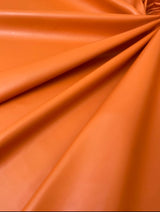 Orange Stretch Faux Leather