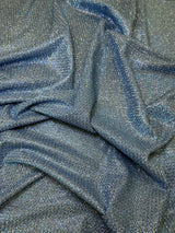 Shimmery Metallic Brocade Baby Blue