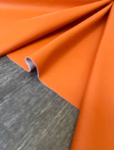 Orange Stretch Faux Leather