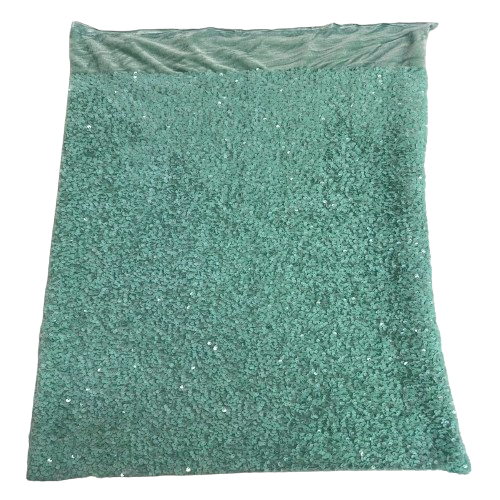 Sequins Embroidered Stretch Velvet Rodeo Fabric - 100 Percent Polyester Fabric, 2-Way Stretch, 60" Width, Sequins 54" Width, Multiple Colors (1 Yard)