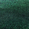 Sparkle Glitter Lurex Stretch Velvet Fabric - Iridescent Silver, Glitter Dots, 54" Width (1 Yard)