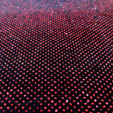 Sparkle Glitter Lurex Stretch Velvet Fabric - Iridescent Silver, Glitter Dots, 54" Width (1 Yard)