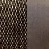 Sparkle Glitter Lurex Stretch Velvet Fabric - Iridescent Silver, Glitter Dots, 54" Width (1 Yard)